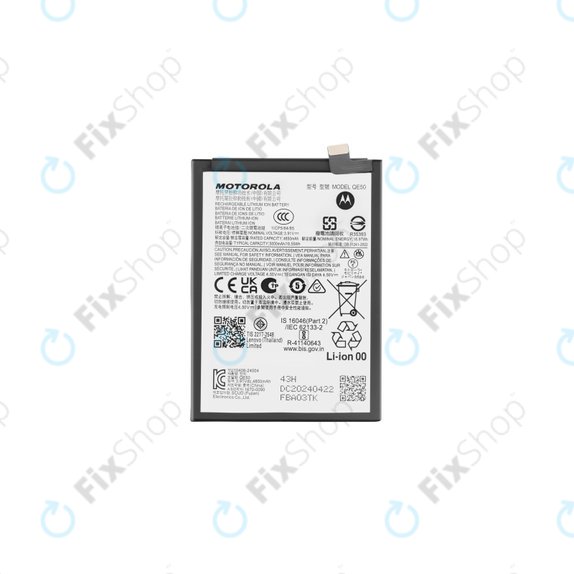 Bateria do Motorola Moto G85 5G, QE50, 5000mAh, SB18E14178, Genuine Service Pack