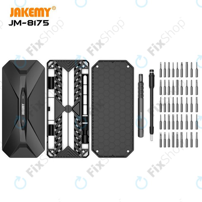Precyzyjny zestaw Śrubokrętów 50w1, Jakemy JM-8175