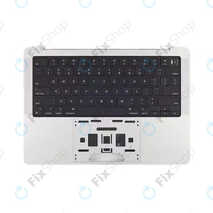 Górna rama klawiatury do MacBook Pro 14", A2918 (Late 2023, z klawiaturą US i baterią, Silver, 661-35709, Genuine Apple