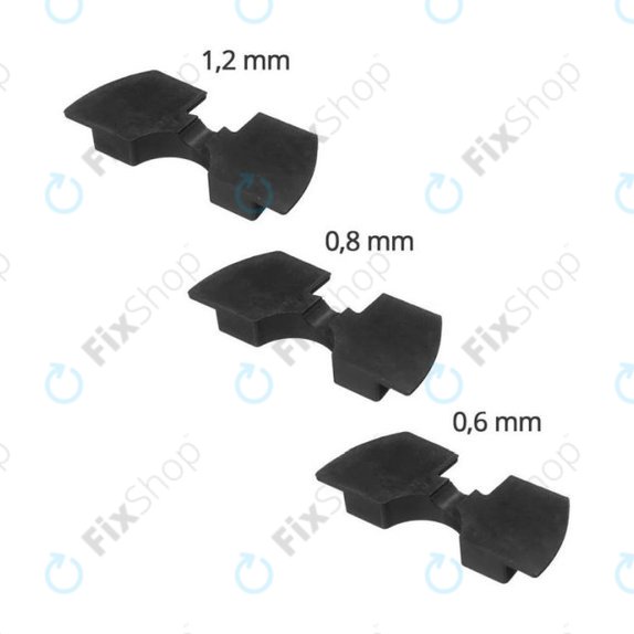 Tłumiki drgań do hulajnogi Xiaomi Mi Electric Scooter 1S, 2, M365, Essential, Pro, Pro 2, Czarne, 3 szt.