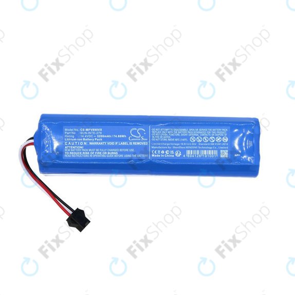 Bateria do Mamibot ExVac 890, 5200mAh, Li-Ion, 14.4V, SUN-INTE-279, HQ