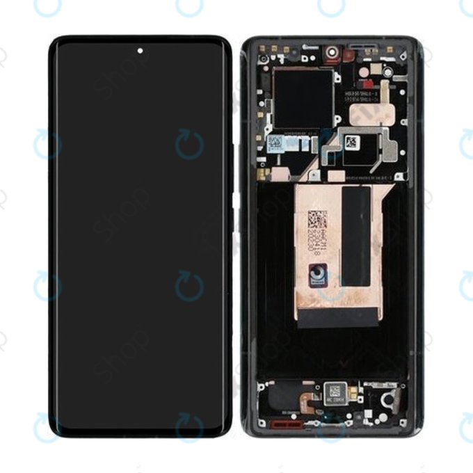 Wyświetlacz do Xiaomi 13 Ultra, Ekran dotykowy z ramką, Czarny, Black, 56000600M100, Genuine Service Pack