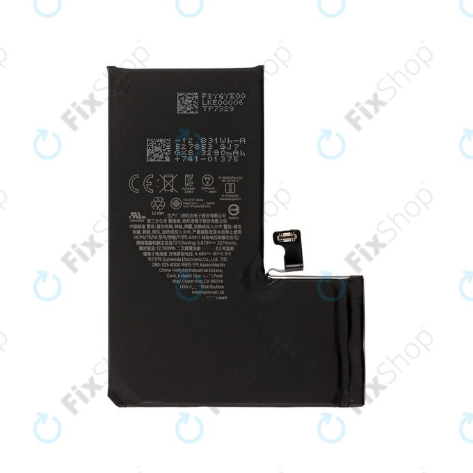 Bateria dla iPhone 15 Pro, 3274mAh, A3011