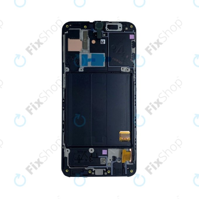 Wyświetlacz do Samsung A40 A405F, Ekran dotykowy z ramką, GH82-19672A, GH82-19674A, Czarny, Black, Genuine Service Pack