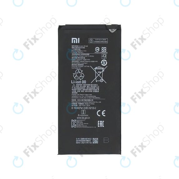 Bateria do Xiaomi Mi Pad 5, 460200007P5Z, BN4E, 4360mAh, Genuine Service Pack