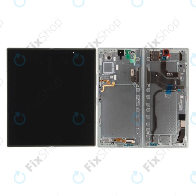 Wyświetlacz LCD + ekran dotykowy + ramka do Samsung Z Fold 7 F966B, Mint, GH82-37548D, Genuine Service Pack