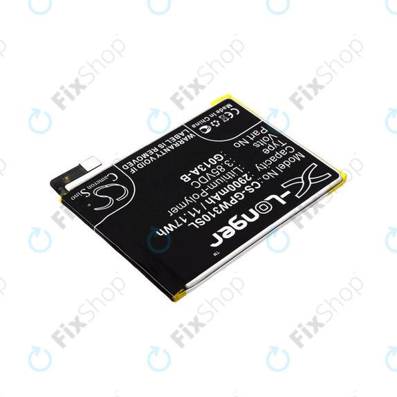 Bateria dla Google Pixel 3, 2900mAh, Li-Pol, 3.85 V, G013A-B, HQ