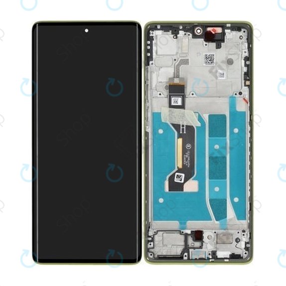 Wyświetlacz do Motorola Moto G85 5G, Ekran dotykowy z ramką, Olive Green, 5D68C24855, Genuine Service Pack