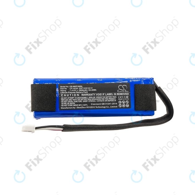 Bateria do Harman/Kardon Go+ Play, Li-Pol, 3000mAh, HQ