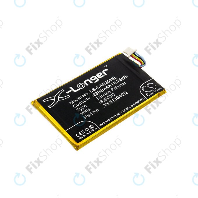Bateria dla Caterpillar CAT B35, 2300mAh, Li-Pol, 3.8 V, TYS13G02Q, HQ