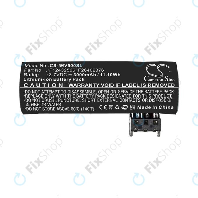 Bateria do Ingenico Move 5000, 3000mAh, Li-Ion, 3.7V, F26402376, HQ