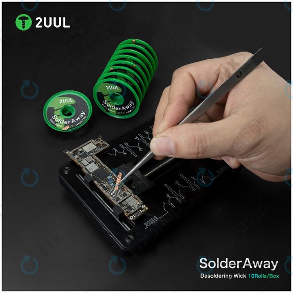 Taśma rozlutownicza (plecionka), Solder Vampire, 2UUL DW11, 10 rolek