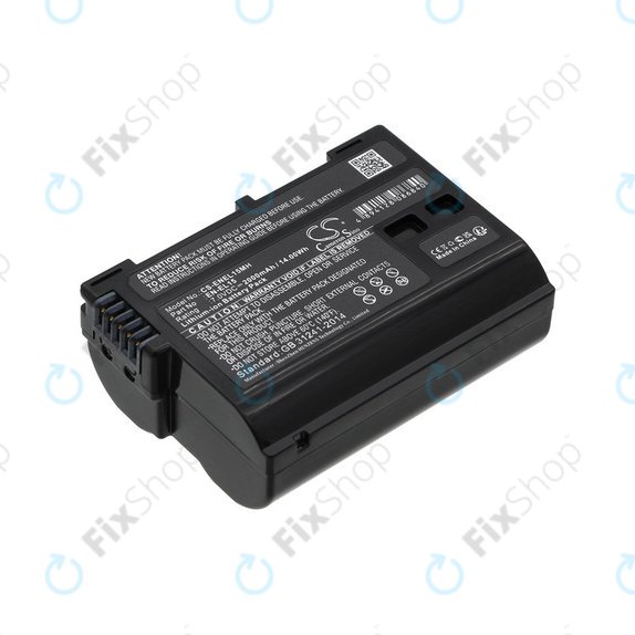 Bateria do Nikon D7000, D500, D600, D7200, D7500, Z5, Z6, EN-EL15, Li-ion, 7V, 2000mAh, HQ
