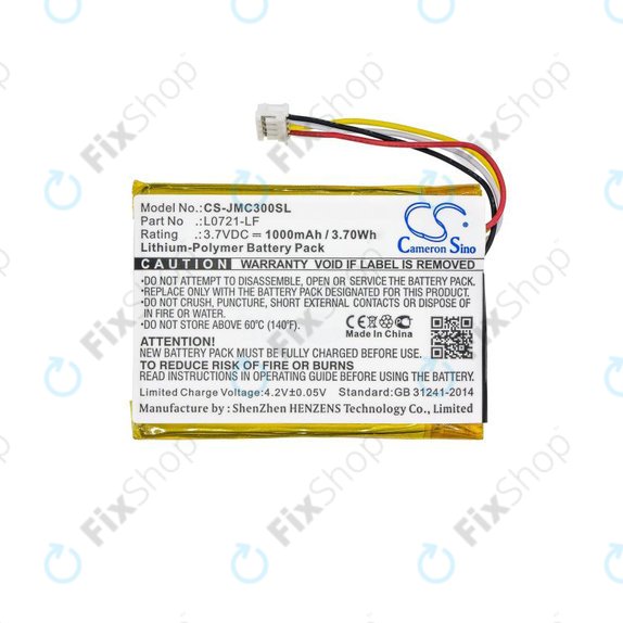 Bateria do JBL Clip 3, L0721-LF, 1000mAh, HQ