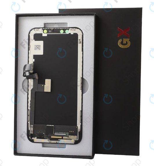 Wyświetlacz Soft OLED dla iPhone X, Ekran dotykowy z ramką, FixPremium