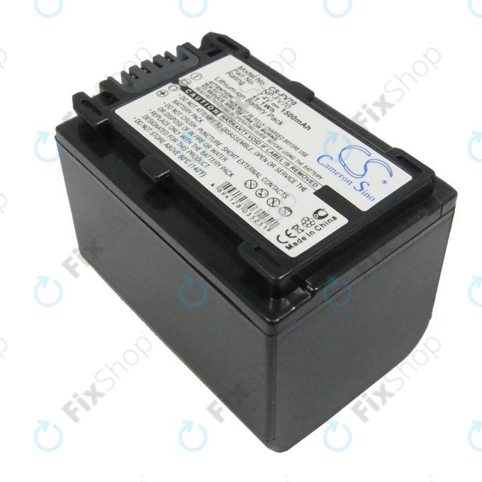 Bateria do Sony DCR-DVD, HC, SR, HDR-CX, HC, PJ, XR, NEX-VG, 1500mAh, Li-Ion, 7.4V, NP-FV70, HQ