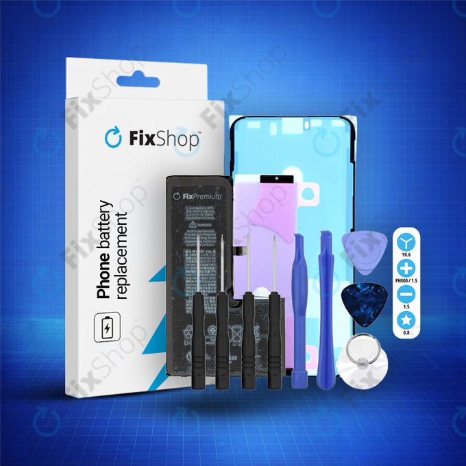 Bateria dla iPhone XS, 2658mAh, Klej (Adhesive), Narzędzia, FixPremium