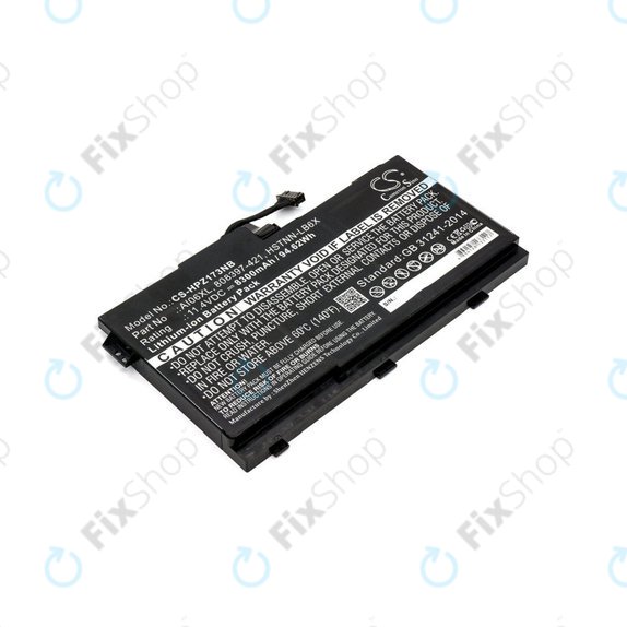 Bateria do HP Zbook 17 G3, 8300mAh, Li-Ion, 11.4V, AI06XL, HQ