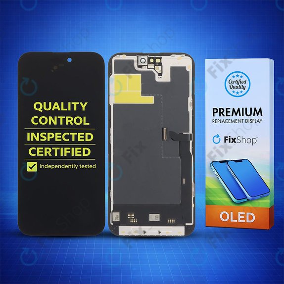 Wyświetlacz Soft OLED dla iPhone 14 Pro Max, Ekran dotykowy z ramką, DIAGNOSTIC