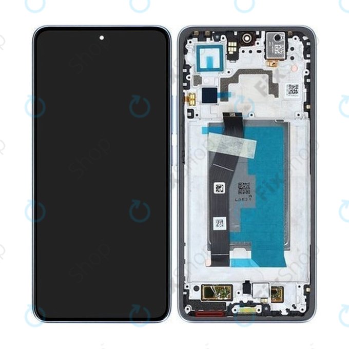 Wyświetlacz do Xiaomi 14T, Ekran dotykowy z ramką, Titan Blue, 5600050N12A00, Genuine Service Pack
