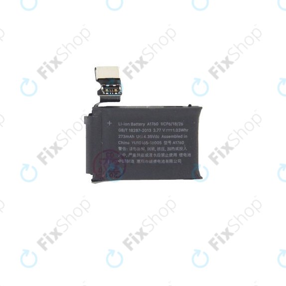 Bateria dla Apple Watch 2 38mm, 273mAh, A1760, Refurbished