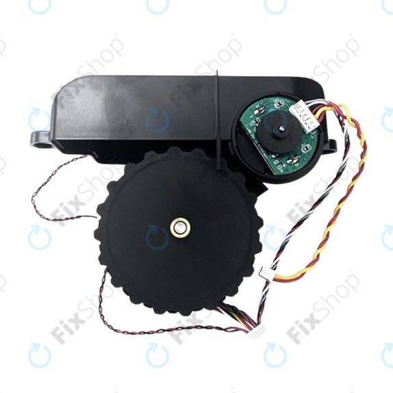 Koło z silnikiem do Xiaomi Mi Robot Vacuum Mop Pro (P), Viomi V2 Pro, V3, Lewy, Czarny, Black