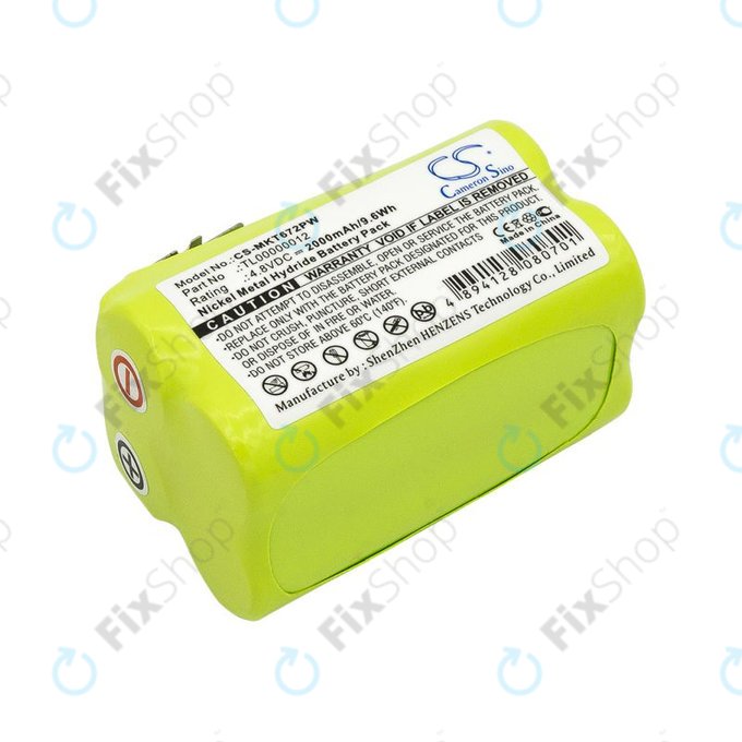 Bateria do Makita 6722D, 6723DW, 2000mAh, Ni-MH, 4.8V, TL00000012, HQ