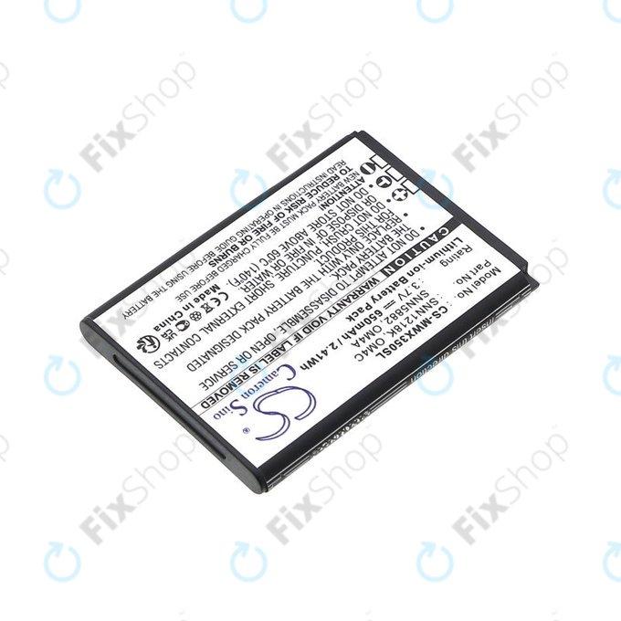 Bateria do Motorola Gleam +, 650mAh, Li-Ion, 3.7V, OM4A, OM4C, HQ