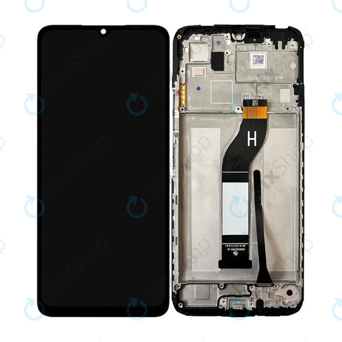 Wyświetlacz do Xiaomi Redmi 13C 23100RN82L, 23106RN0DA, Ekran dotykowy z ramką, Midnight Black, TFT