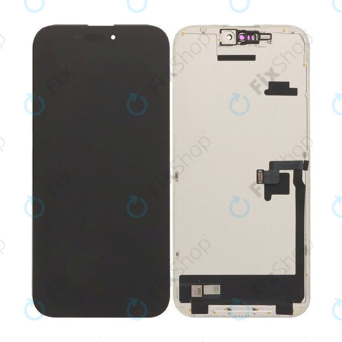 Wyświetlacz Soft OLED 120Hz dla iPhone 16 Pro Max, Ekran dotykowy z ramką, FixPremium PRO