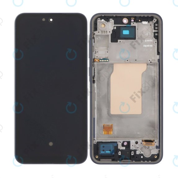 Wyświetlacz OLED do Samsung Galaxy A35 A356B, Ekran dotykowy z ramką, Awesome Iceblue