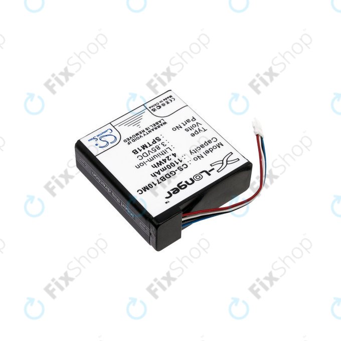 Bateria do Gopro Hero 7 Silver, White, 1100mAh, Li-Ion, 3.85V, SPTM1B, HQ