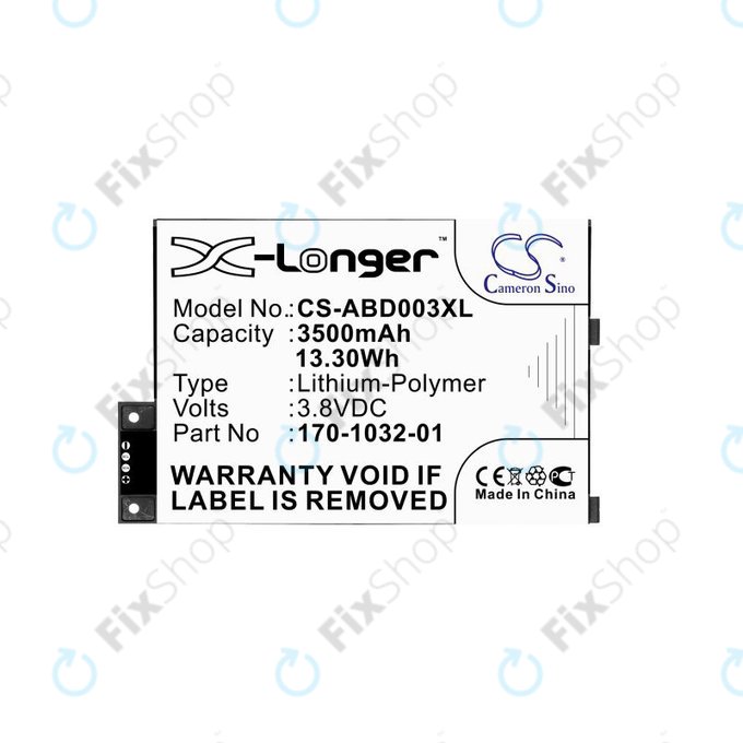Bateria do Amazon Kindle 3, 3 Wi-fi, 3G, Graphite, 170-1032-01, S11GTSF01A, 3500mAh, HQ