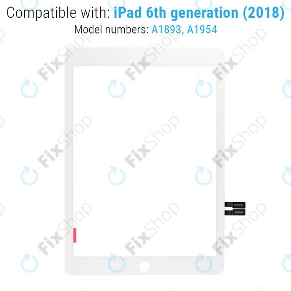 Ekran dotykowy dla iPad (6th Gen 2018), White