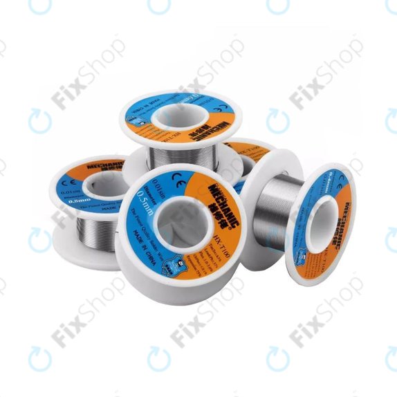 Wysokiej jakości drut lutowniczy Sn/Pb – 0.5mm, Mechanic HX-T100