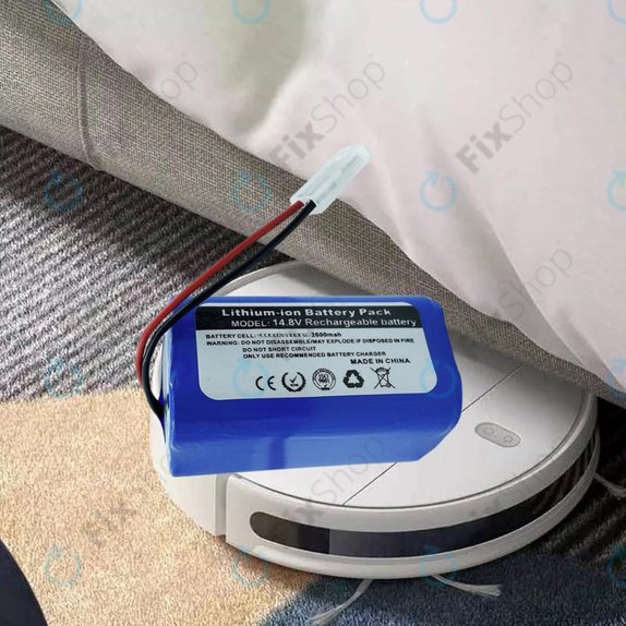 Bateria do Xiaomi Essential (Mijia G1), Flyco FC-seria, myVacBot SN500, Panasonic MC-seria, Phicomm X3, Puppy R-seria, Li-026418 Li-Ion 14,8V 2600mAh