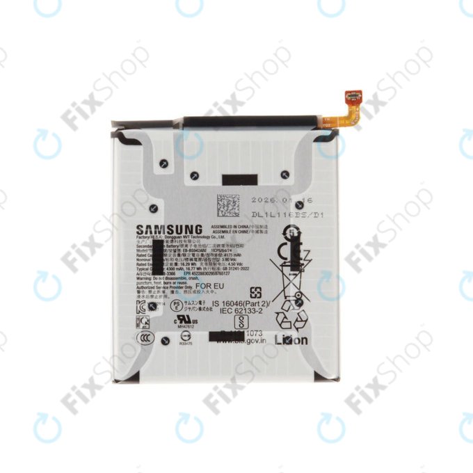 Bateria dla Samsung S26, EB-BS942ABE, GH82-39193A, Genuine Service Pack
