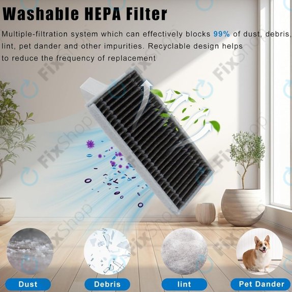Filtr HEPA do Ecovacs Deebot X9 Pro Omni, X9 Pro, T80 Omni, T80