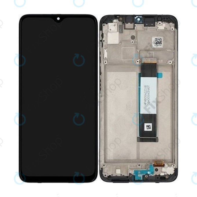Wyświetlacz do Xiaomi Redmi 9T, Ekran dotykowy z ramką, 560001J19S00, Carbon Gray, Genuine Service Pack