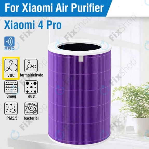 Filtr HEPA (Przeciw zapachom) (Fioletowy) do Xiaomi Mi Mijia Air Purifier 4 Pro