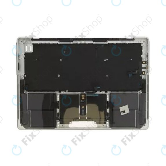 Górna rama klawiatury do MacBook Pro 14", A2442 (2021), A2779 (2023), z klawiaturą US i baterią, Silver, 661-32211, Genuine Apple