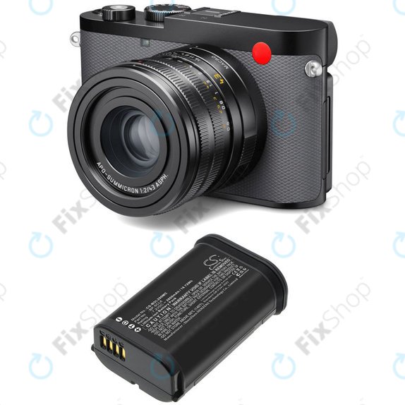 Bateria do Leica Q2, Q3, SL2, SL2s, 2600mAh, Li-Ion, 7.2V, BP-SCL6, HQ