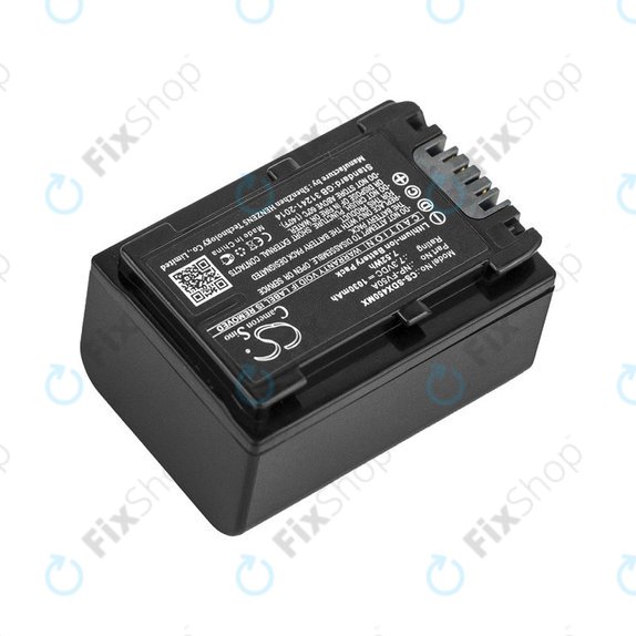 Bateria do Sony FDR-AX33, 40, 45, 53, 60, 700, P33, HDR-CX450, 625, 1030mAh, Li-Ion, 7.3V, NP-FV50A, HQ