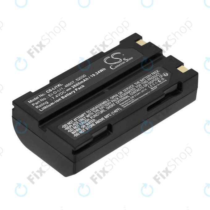 Bateria do BCI Capnocheck II Capnograph, 2600mAh, Li-Ion, 7.4V, MCR1821J/1-H, HQ