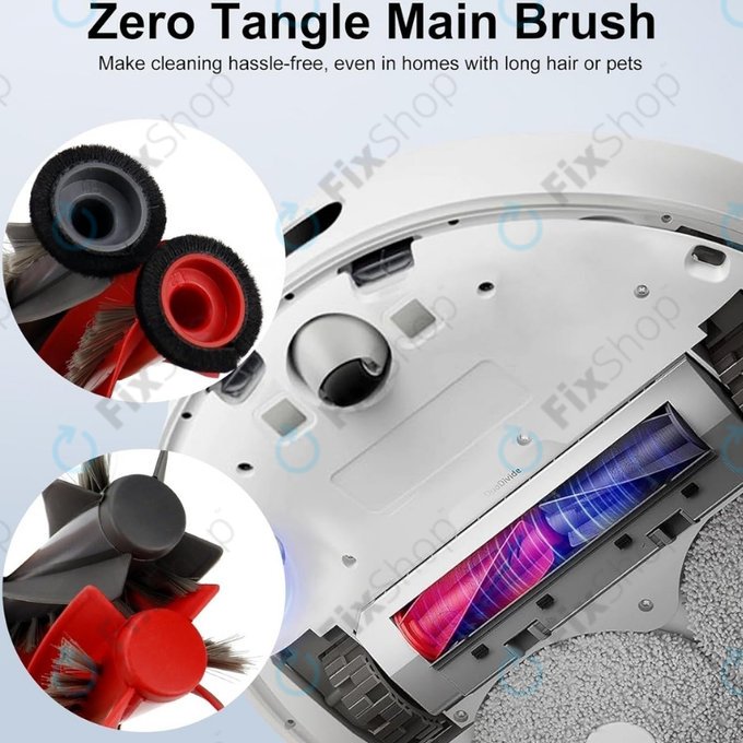 Główne szczotki do Xiaomi Roborock Qrevo Curv, Qrevo Edge, Saros 10, Saros 10R
