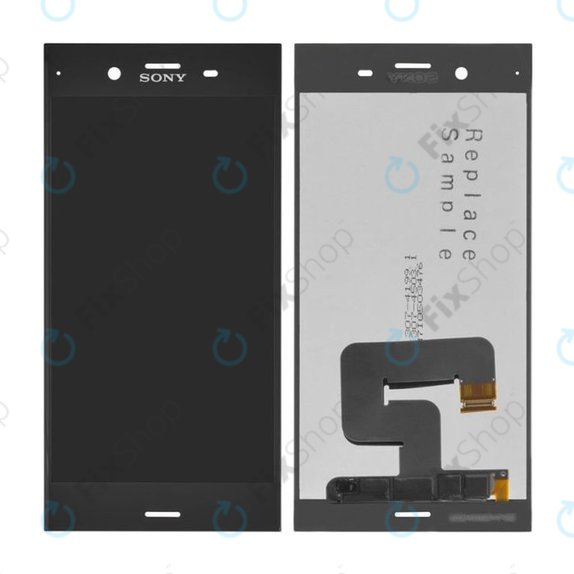 Wyświetlacz do Sony Xperia XZ1 G8341, Ekran dotykowy bez ramki, Czarny, Black, TFT