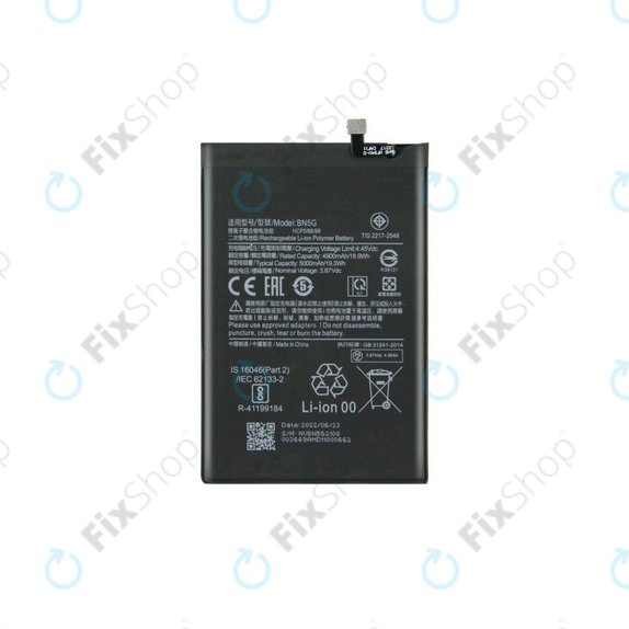 Bateria do Xiaomi Redmi Redmi 10A, 10C, BN5G, 5000mAh