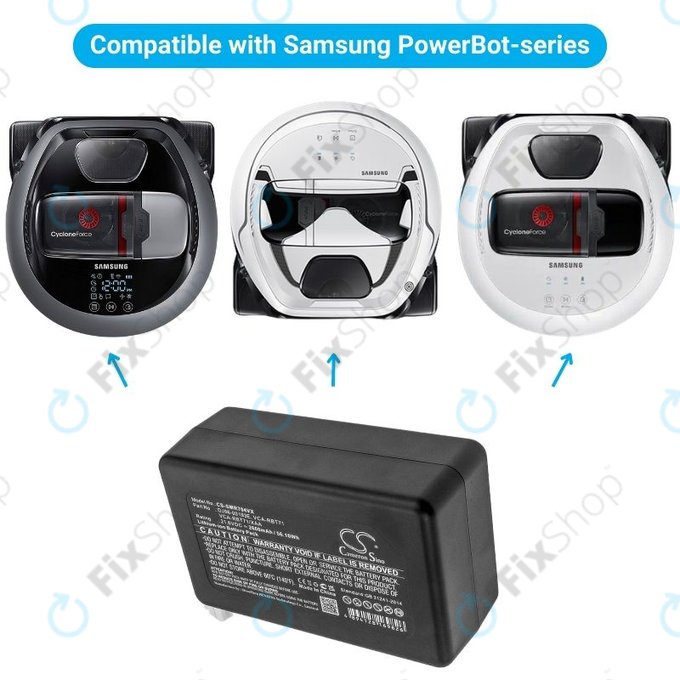 Bateria do Samsung PowerBot R7040, DJ96-00193E, VCA-RBT71, Li-Ion, 21,6V 2600mAh, HQ