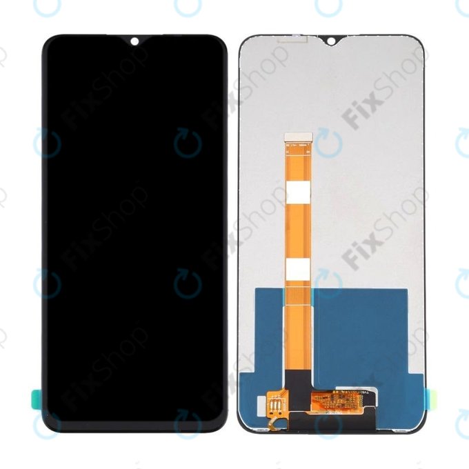 Wyświetlacz do Realme C12, RMX2189, Ekran dotykowy bez ramki, TFT