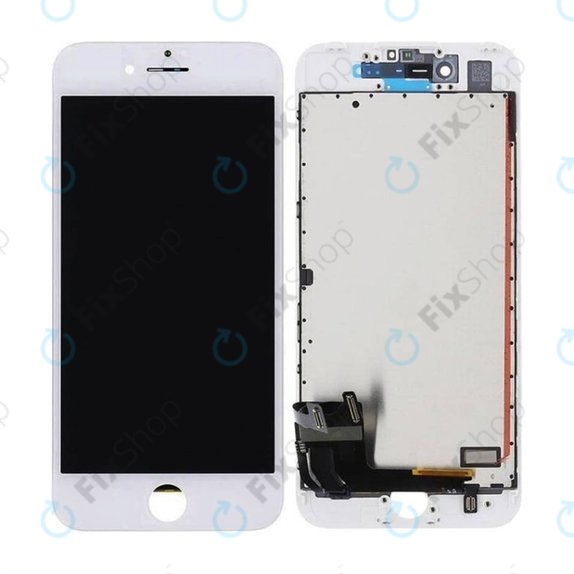 Wyświetlacz In-Cell dla iPhone 7, White, Ekran dotykowy z ramką, FixPremium
